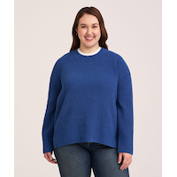 Denver Hayes Women's Crewneck Pullover Sweater Front_Flat