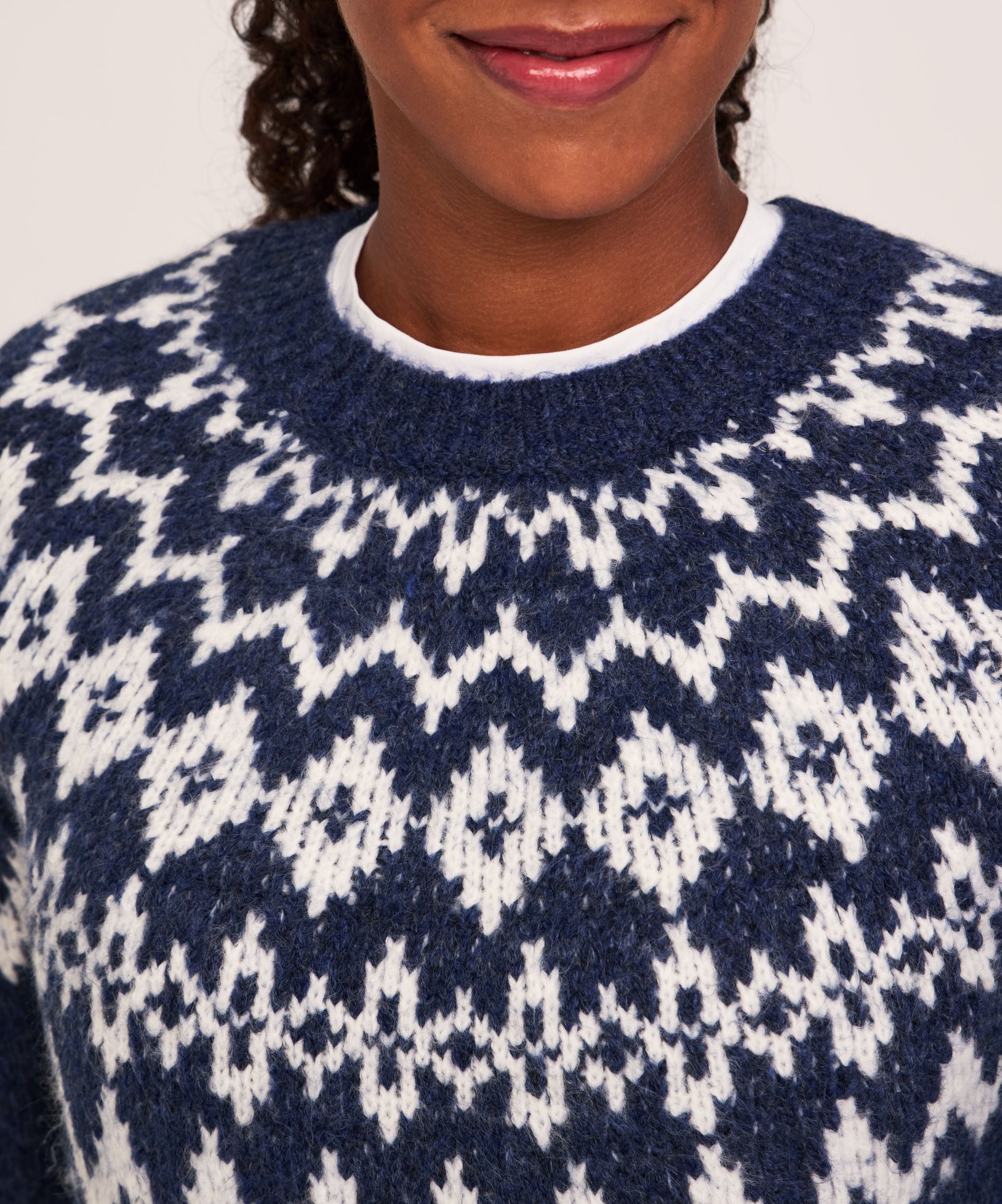 Chandail à motif jacquard torsadé pour femmes, Heritage, WindRiver