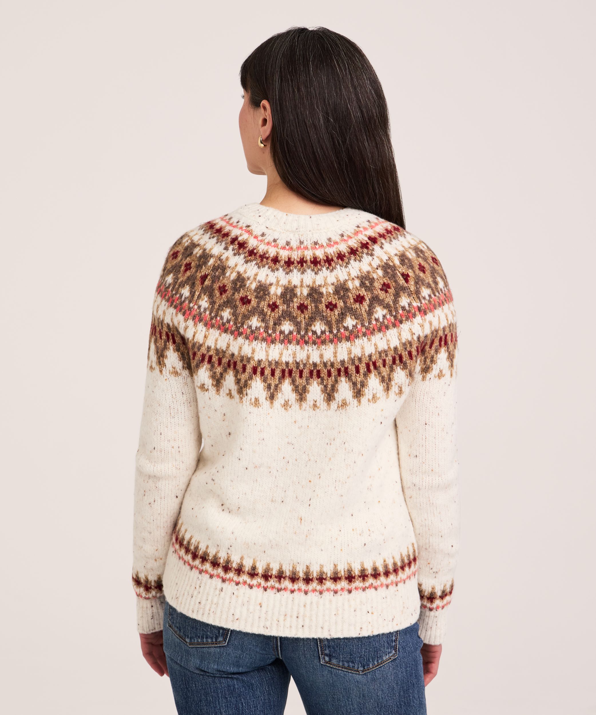WindRiver Women's Heritage Fair Isle Pullover Sweater