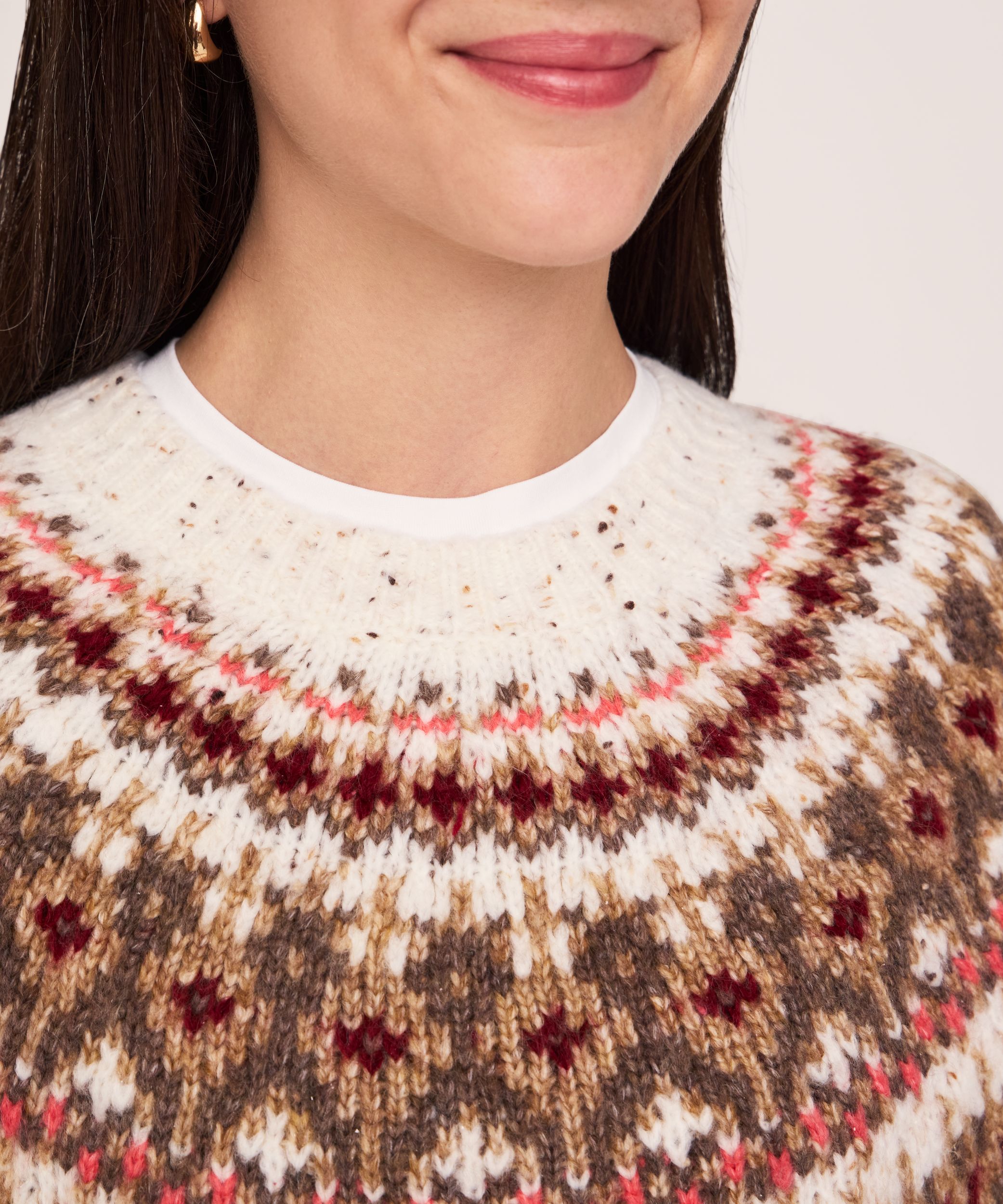 WindRiver Women's Heritage Fair Isle Pullover Sweater
