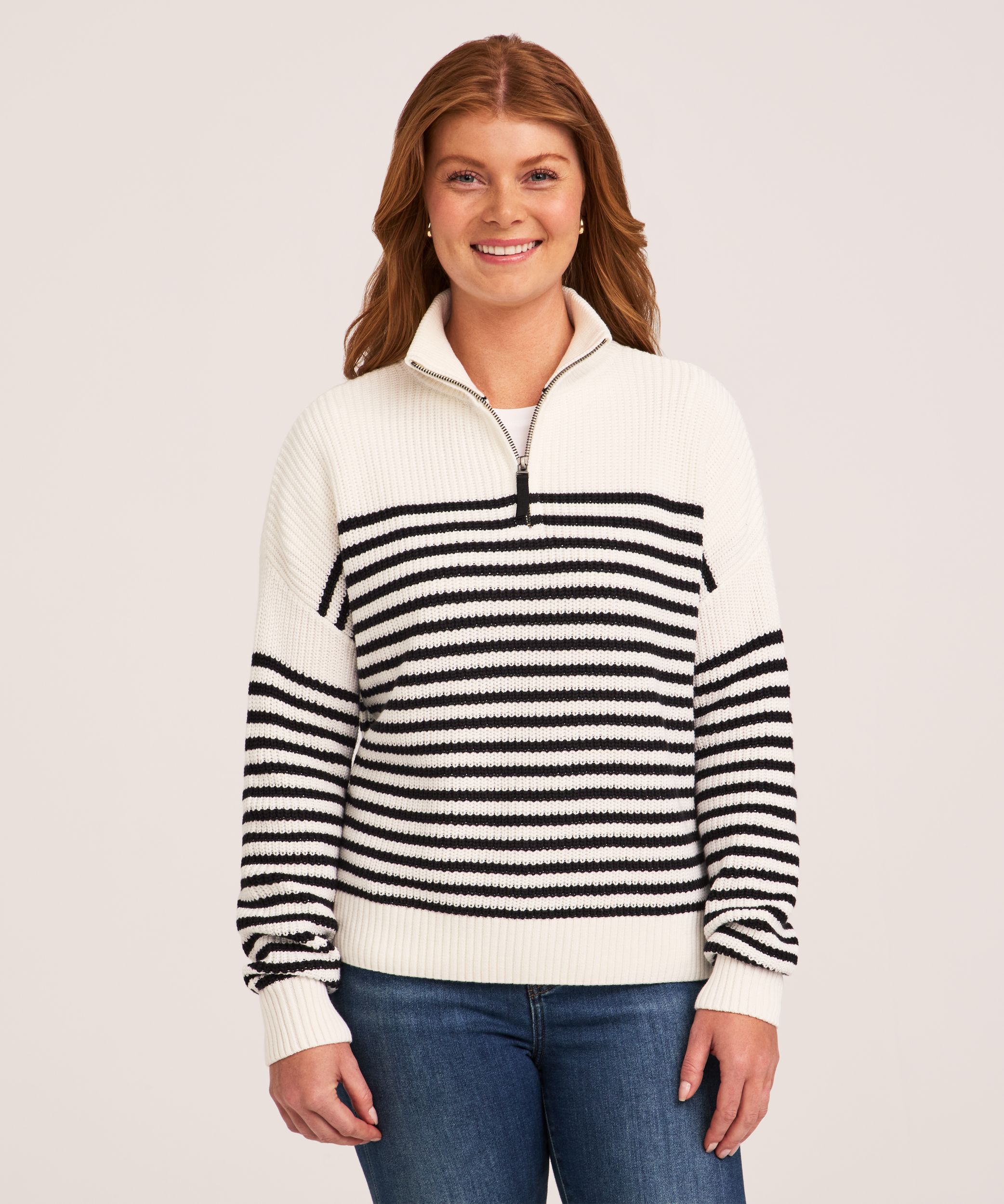 Chandail à glissière 1/4 pour femmes, Denver Hayes