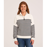Chandail à glissière 1/4 pour femmes, Denver Hayes Front_Flat