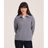 Chandail polo à col Johnny pour femmes, Denver Hayes Front_Flat