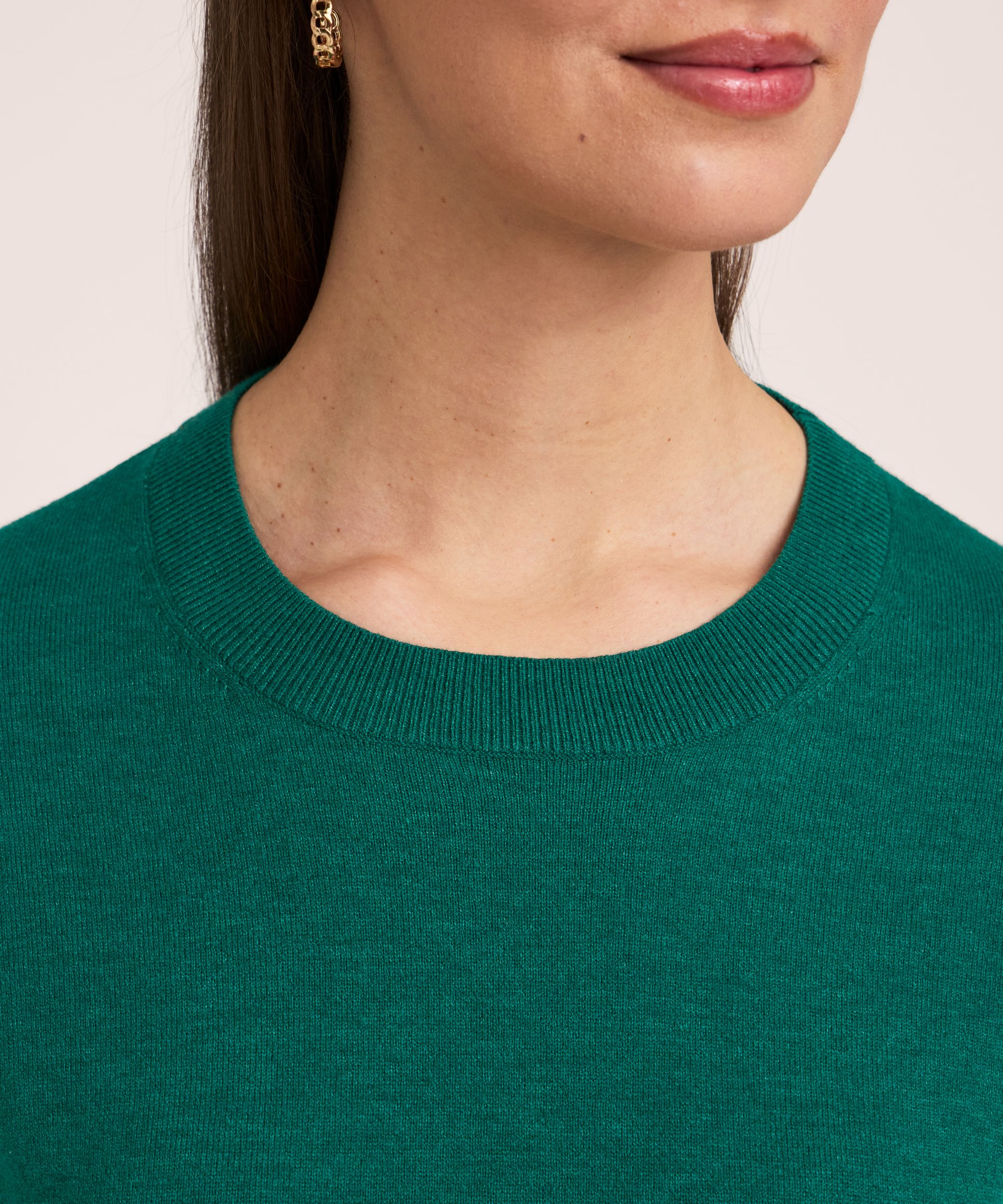 Denver Hayes Women's Everyday Cotton Crewneck Sweater