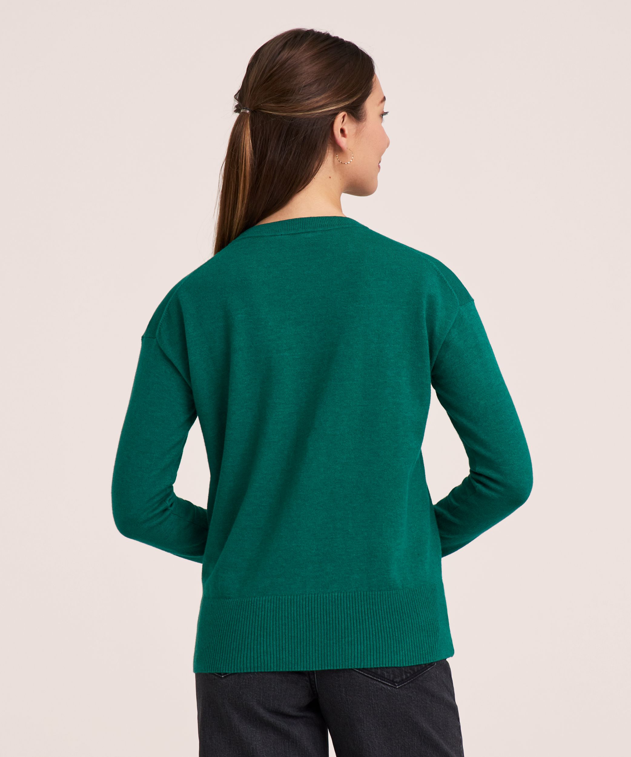 Denver Hayes Women's Everyday Cotton Crewneck Sweater