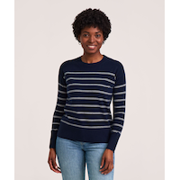 Chandail de tous les jours en coton et à encolure ras du cou pour femmes, Denver Hayes