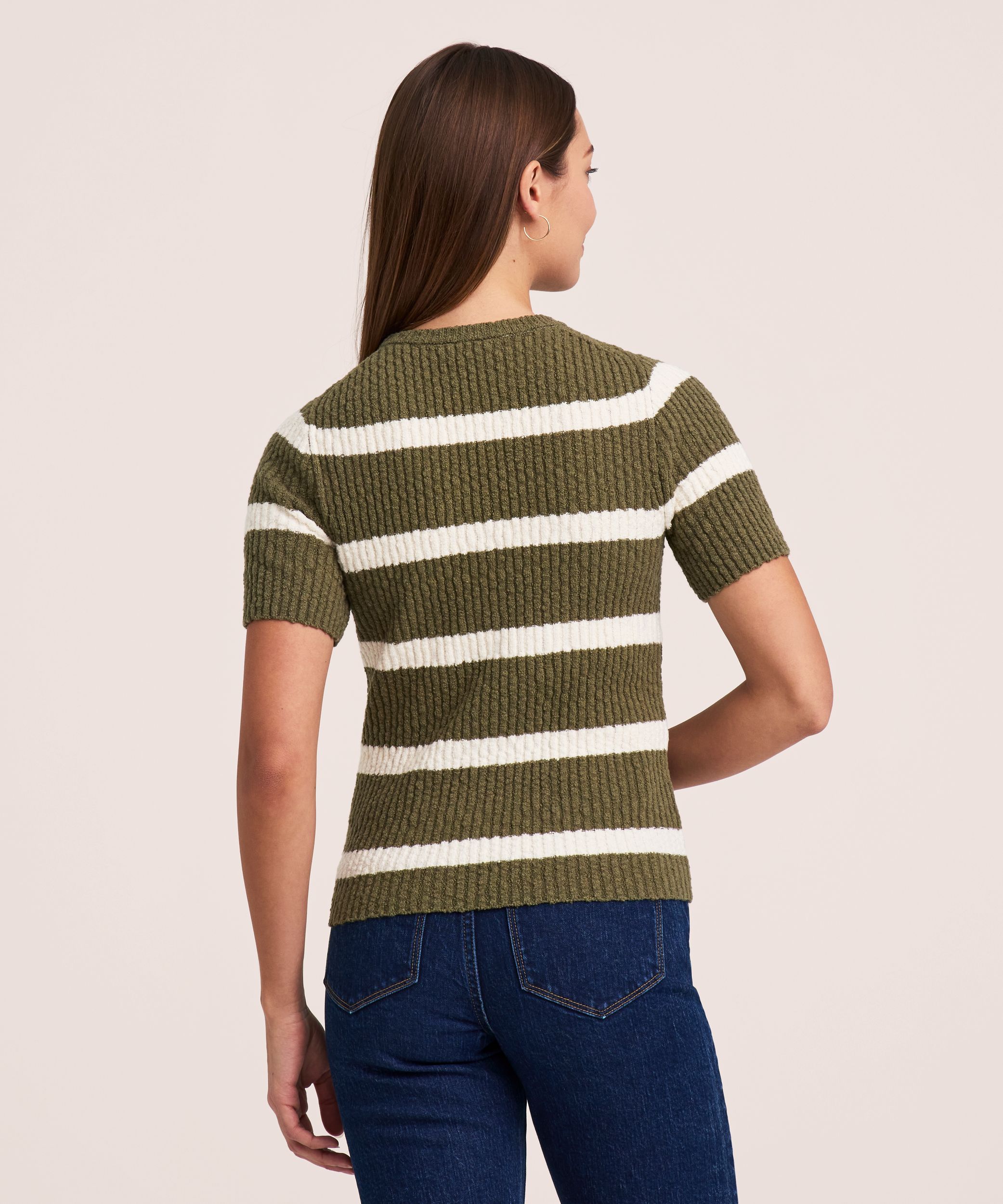 Denver Hayes Women's Short Sleeve Classic Sweater