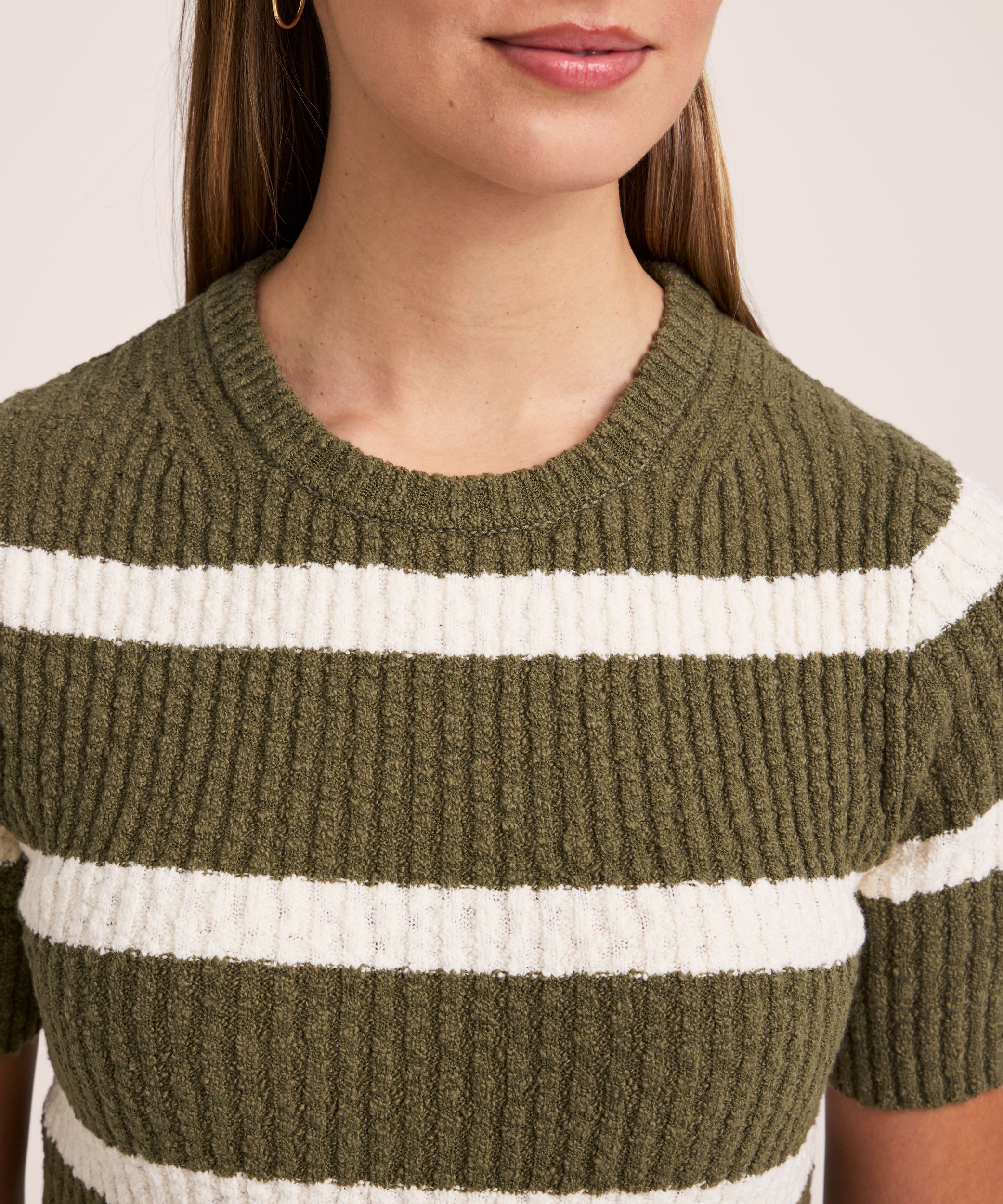 Denver Hayes Women's Short Sleeve Classic Sweater
