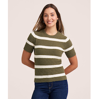 Denver Hayes Women's Short Sleeve Novelty Sweater