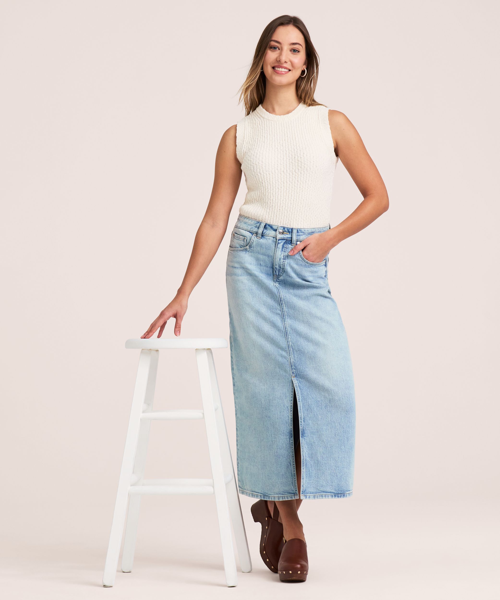 T-shirt style chandail de fantaisie sans manches pour femmes, Denver Hayes