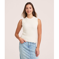 Denver Hayes Women's Sleeveless Novelty Sweater T-Shirt Front_Flat