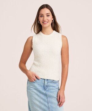 T-shirt style chandail de fantaisie sans manches pour femmes, Denver Hayes