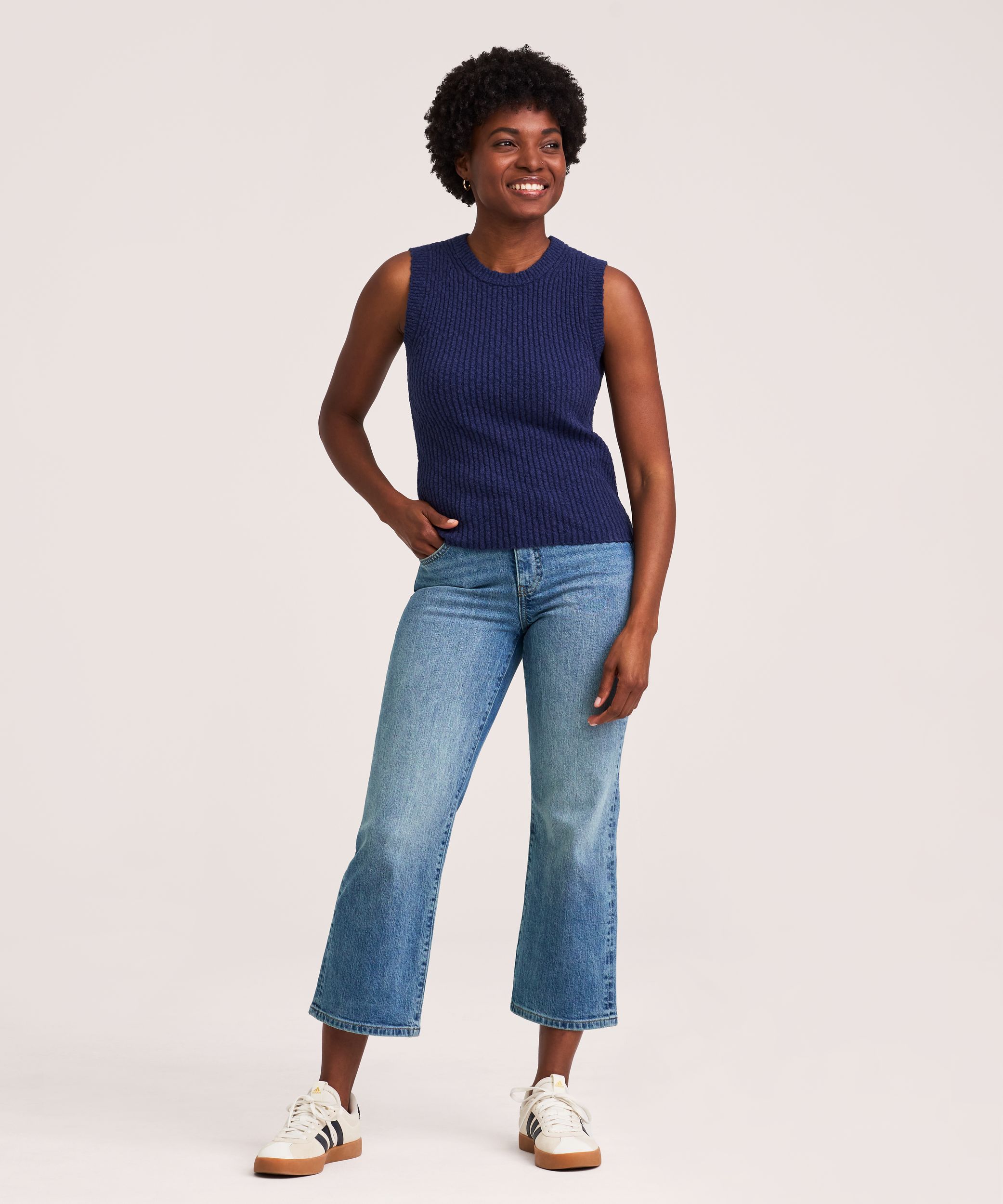 Pull classique sans manches pour femme Denver Hayes