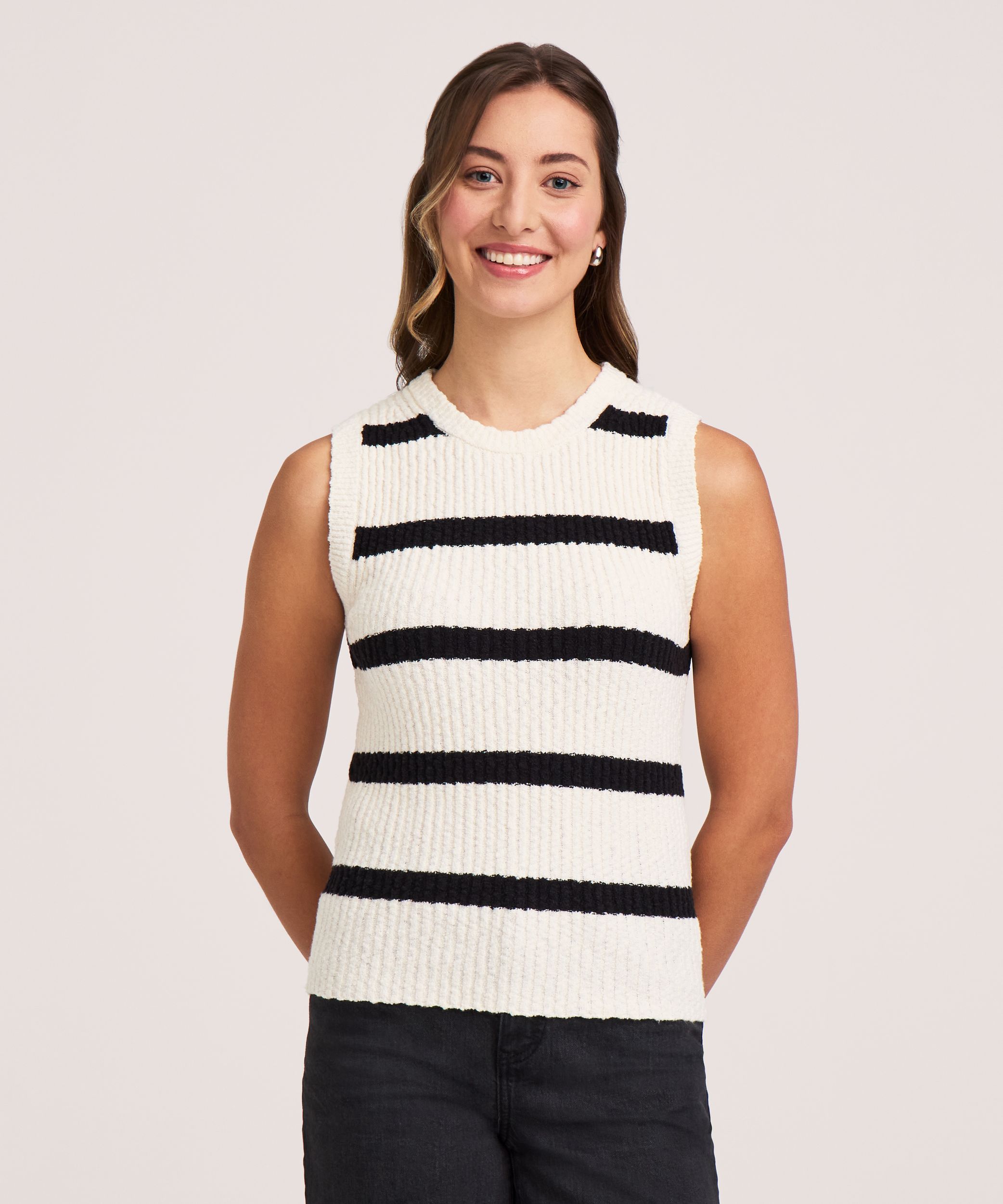 Denver Hayes Women's Sleeveless Classic Sweater