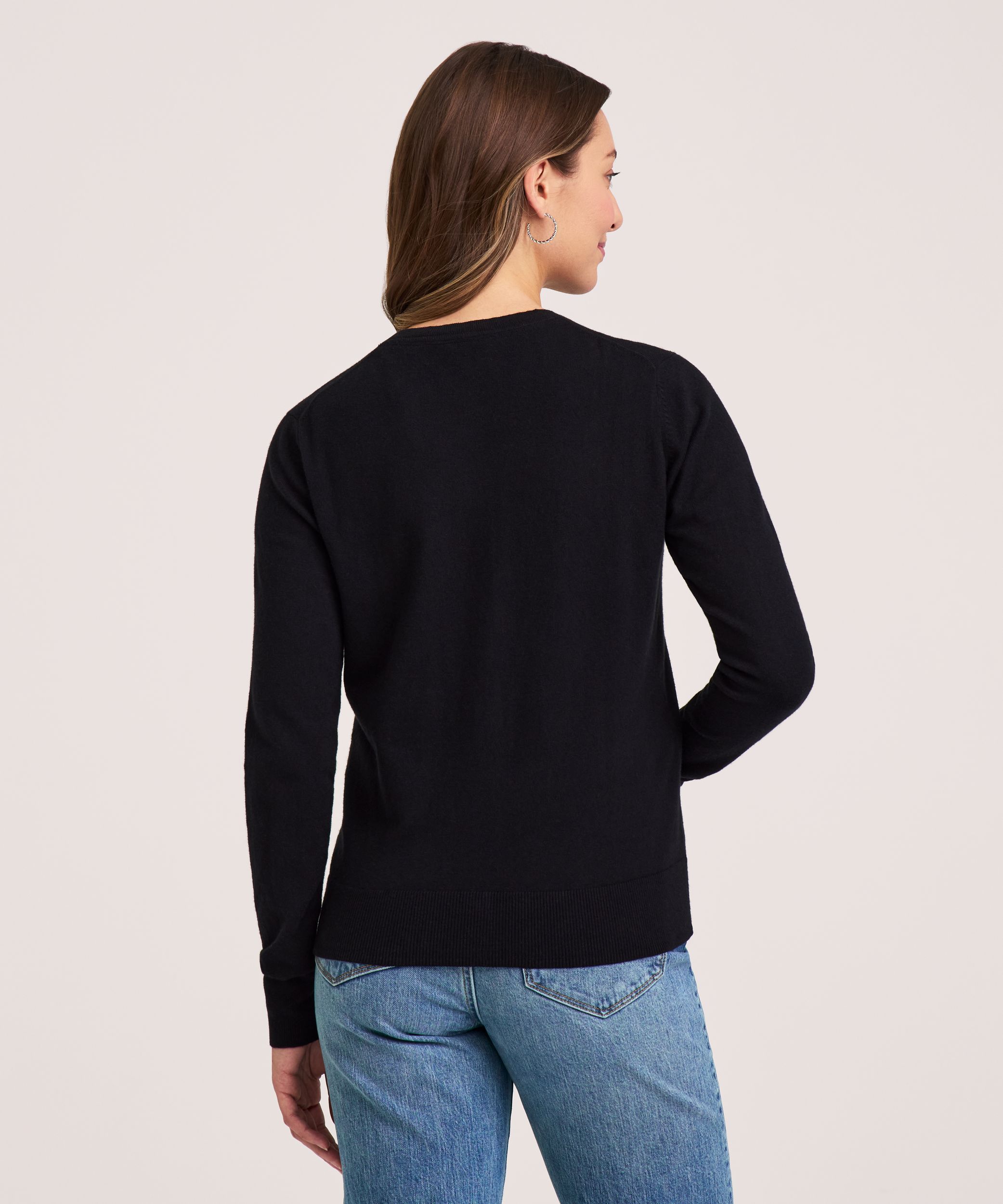 Denver Hayes Women's Everyday Cotton Short Button-Up Cardigan