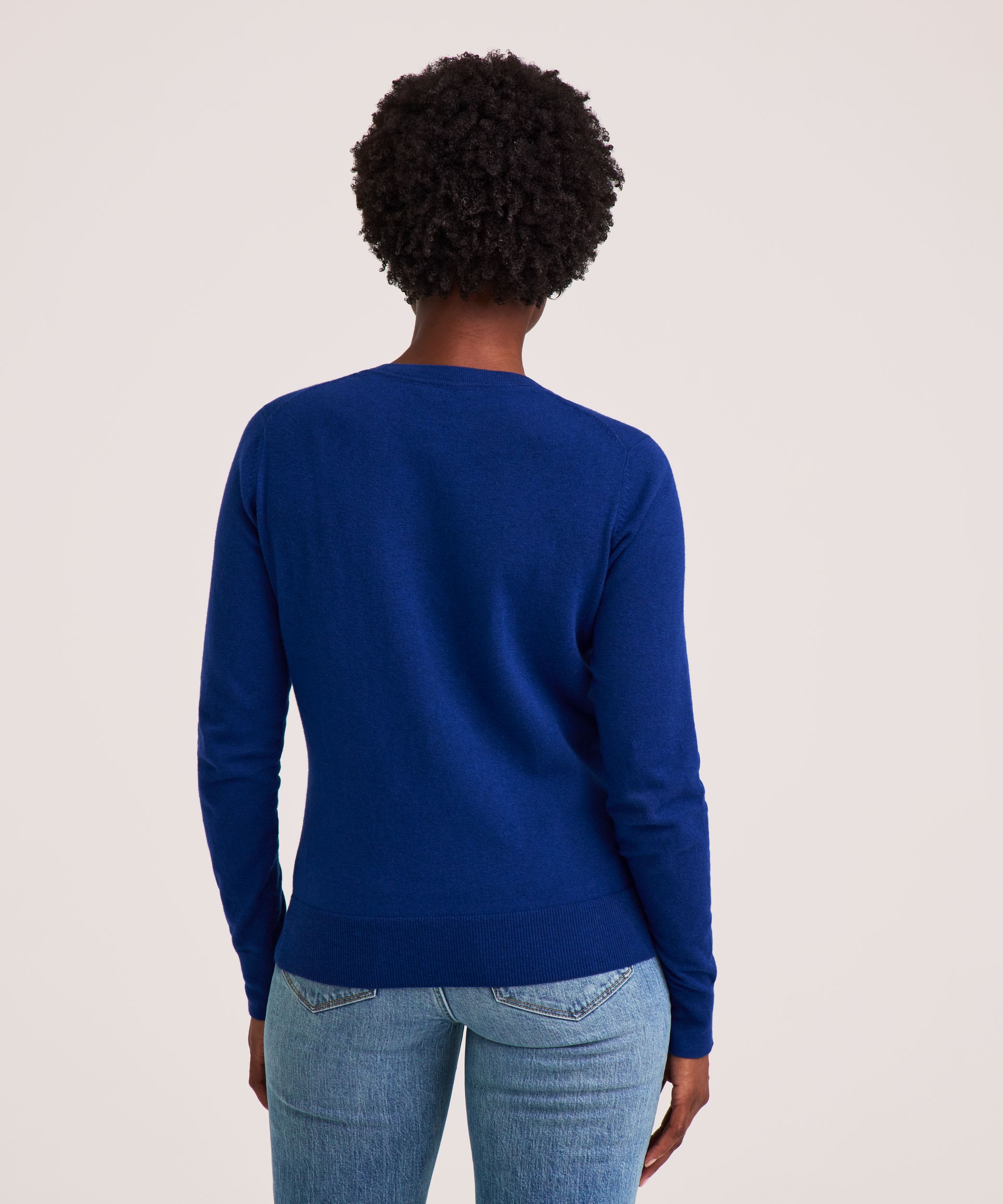 Denver Hayes Women's Everyday Cotton Short Button-Up Cardigan