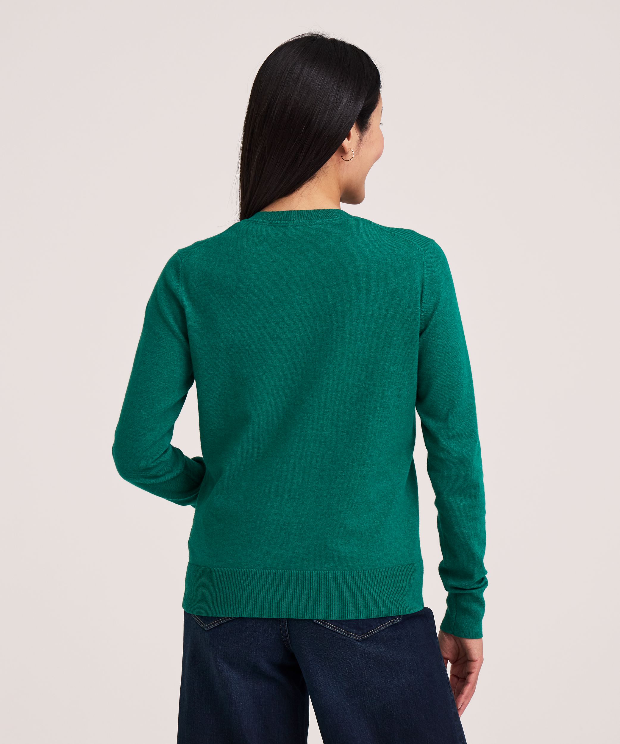 Cardigan à boutons court en coton de tous les jours pour femmes, Denver Hayes