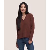 Pull à col rond en coton à motif ajouré Denver Hayes pour femme