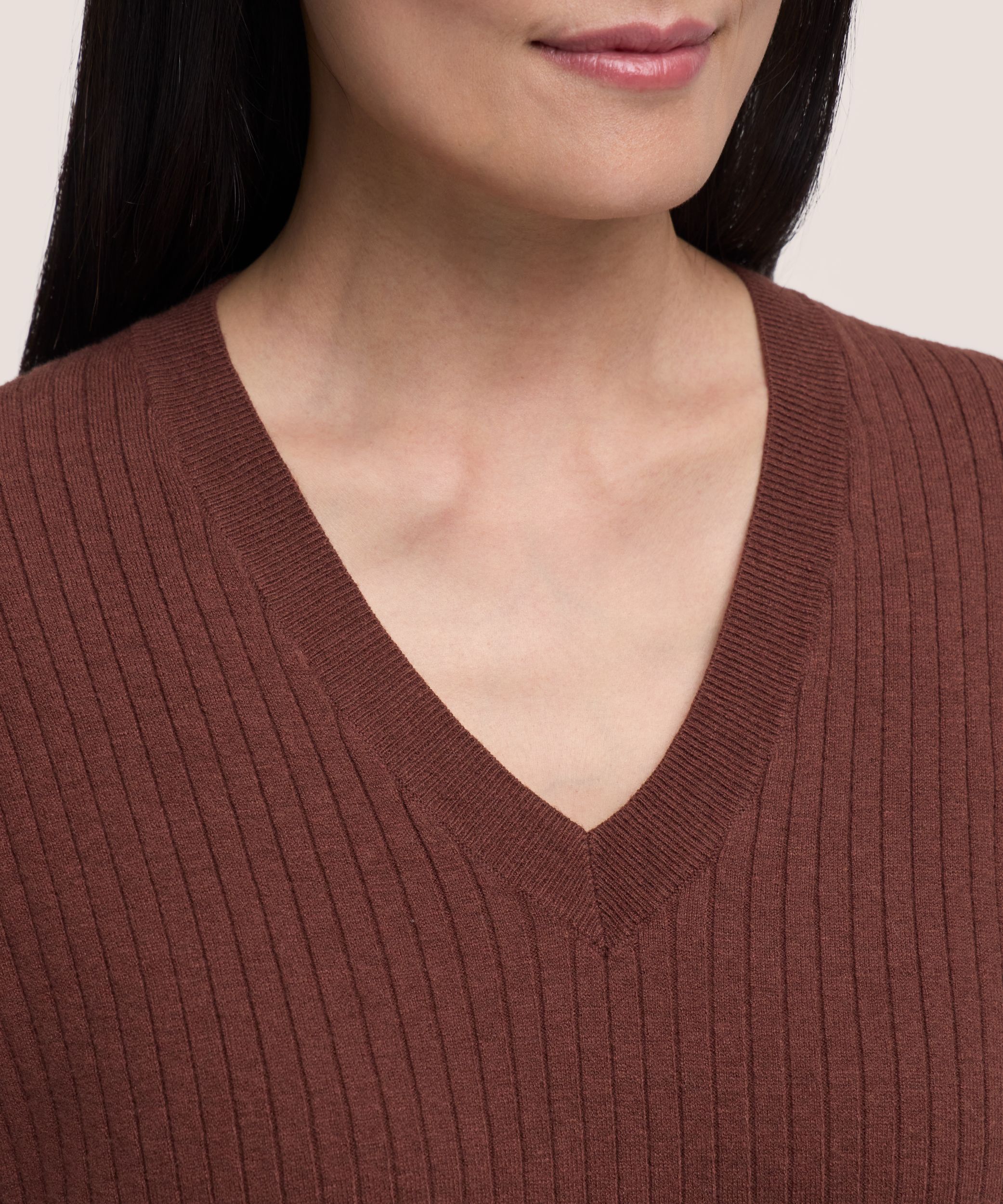 Denver Hayes Women's Everyday Cotton Drop Stitch Crew Sweater