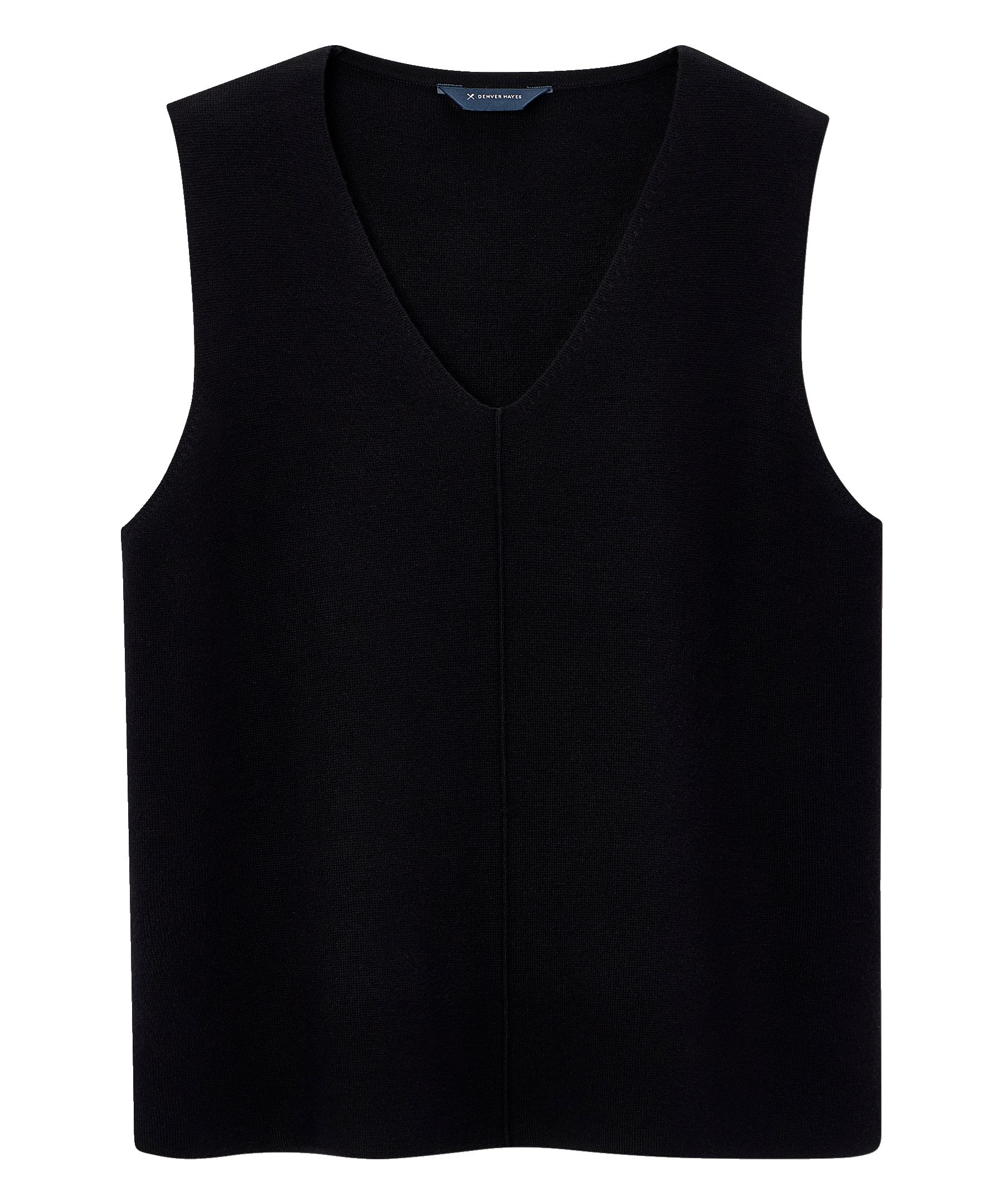 Denver Hayes Women's V-Neck Double Knit Sweater Vest
