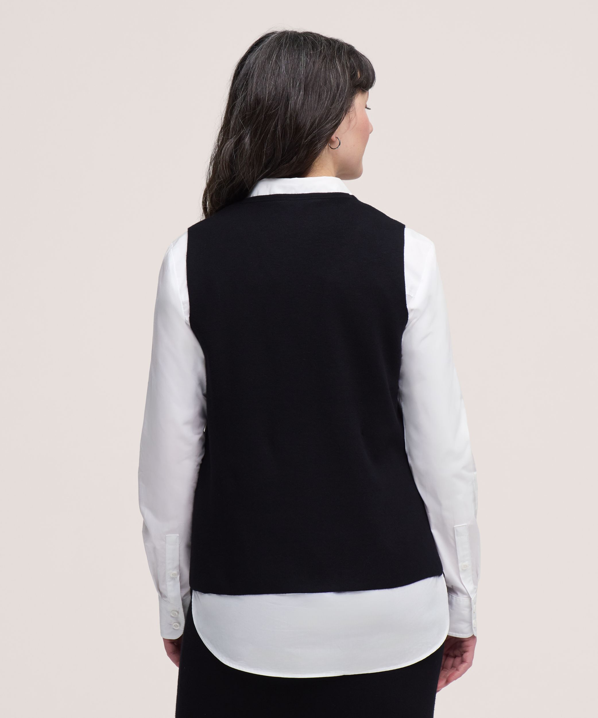 Denver Hayes Women's V-Neck Double Knit Sweater Vest