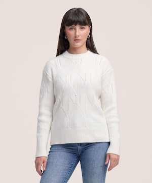 Chandail à encolure ras du cou pour femmes, Coy Geo, Denver Hayes