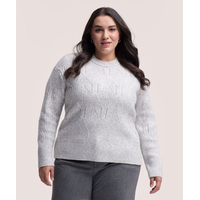 Denver Hayes Women's Coy Geo Crew Neck Sweater
