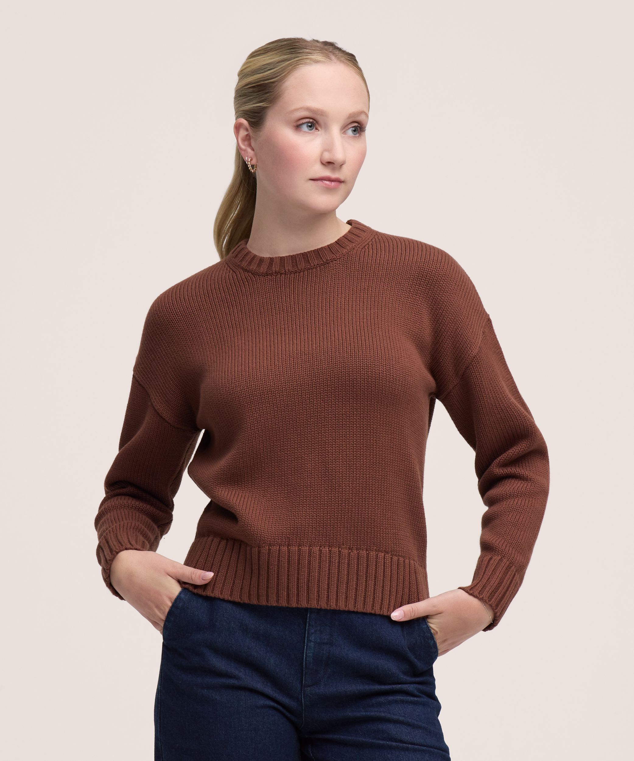 Denver Hayes Women's Cotton Crew Sweater