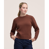Denver Hayes Women's Cotton Crew Sweater Front_Flat