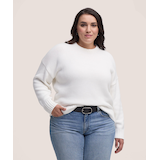 Denver Hayes Women's Cotton Crew Sweater Front_Flat