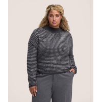 Denver Hayes Women's Birdseye Novelty Stitch Crew neck Sweater