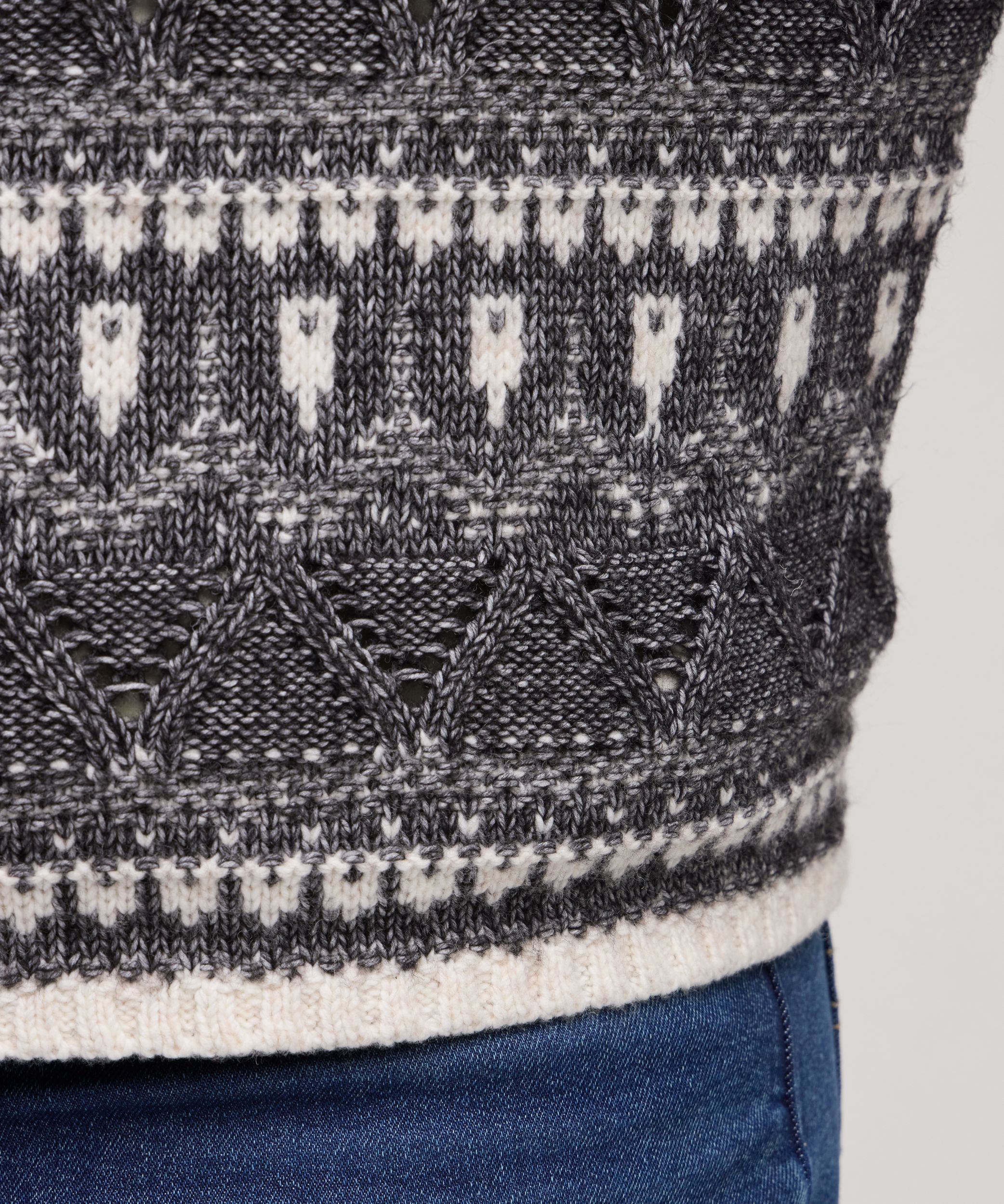 WindRiver Women's 1/4 Zip Pattern Sweater