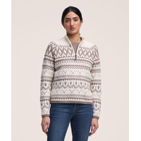 Chandail à motif à glissière 1/4 pour femmes, WindRiver