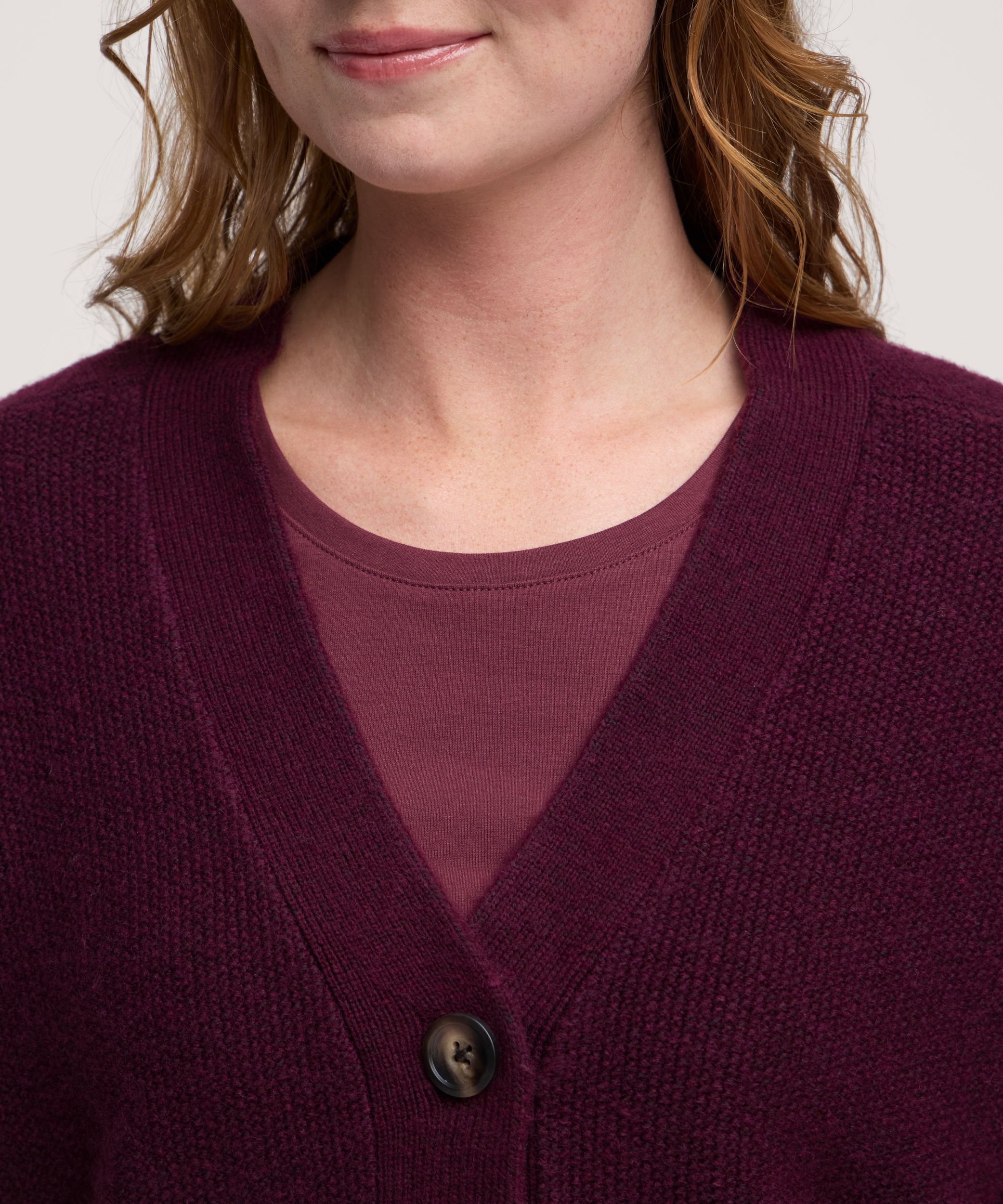 Cardigan boutonné doux et confortable pour femmes, Denver Hayes