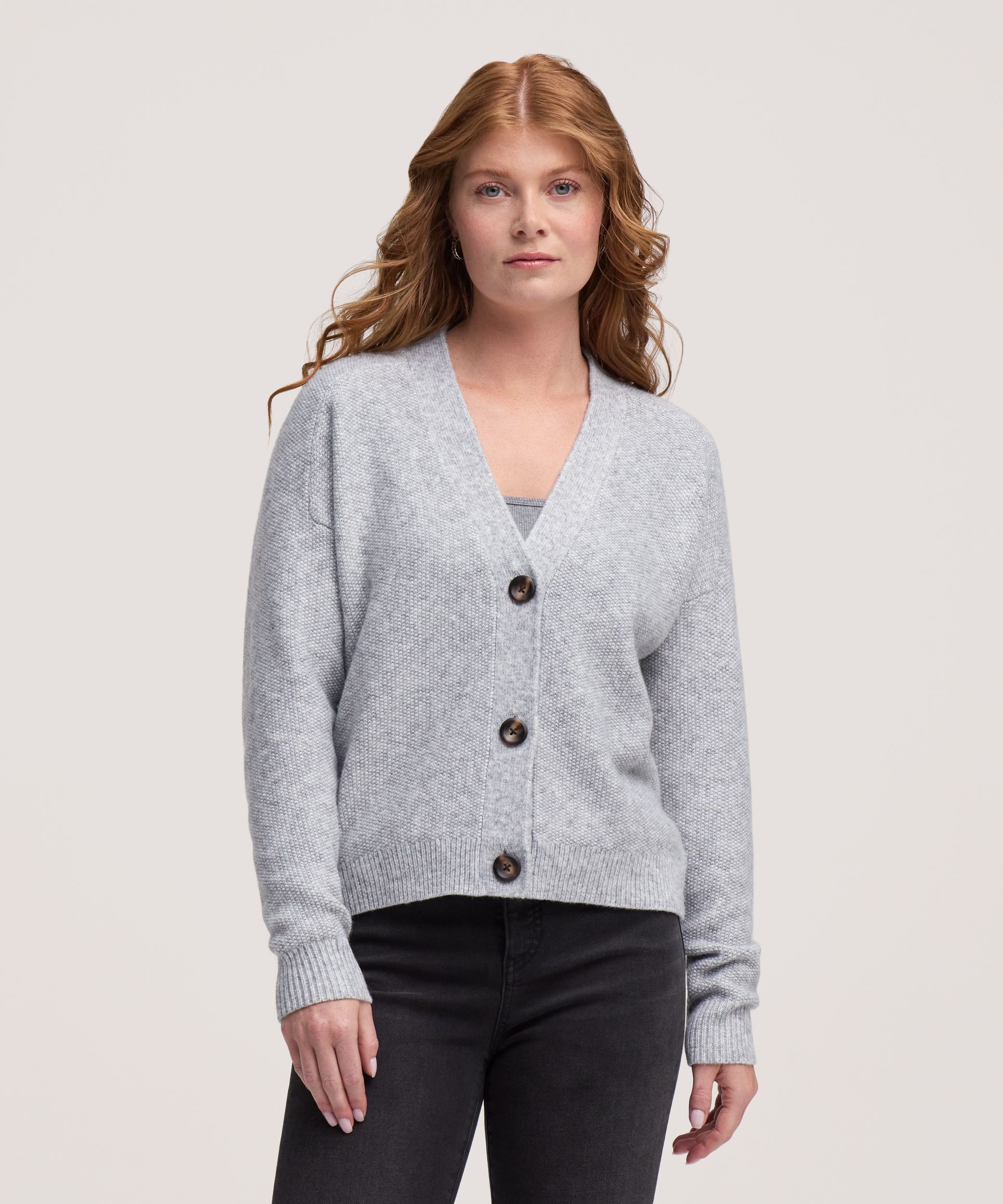 Cardigan boutonné doux et confortable pour femmes, Denver Hayes