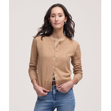 Cardigan de tous les jours à micro-torsades pour femmes, Denver Hayes