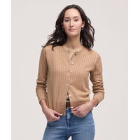 Cardigan de tous les jours à micro-torsades pour femmes, Denver Hayes