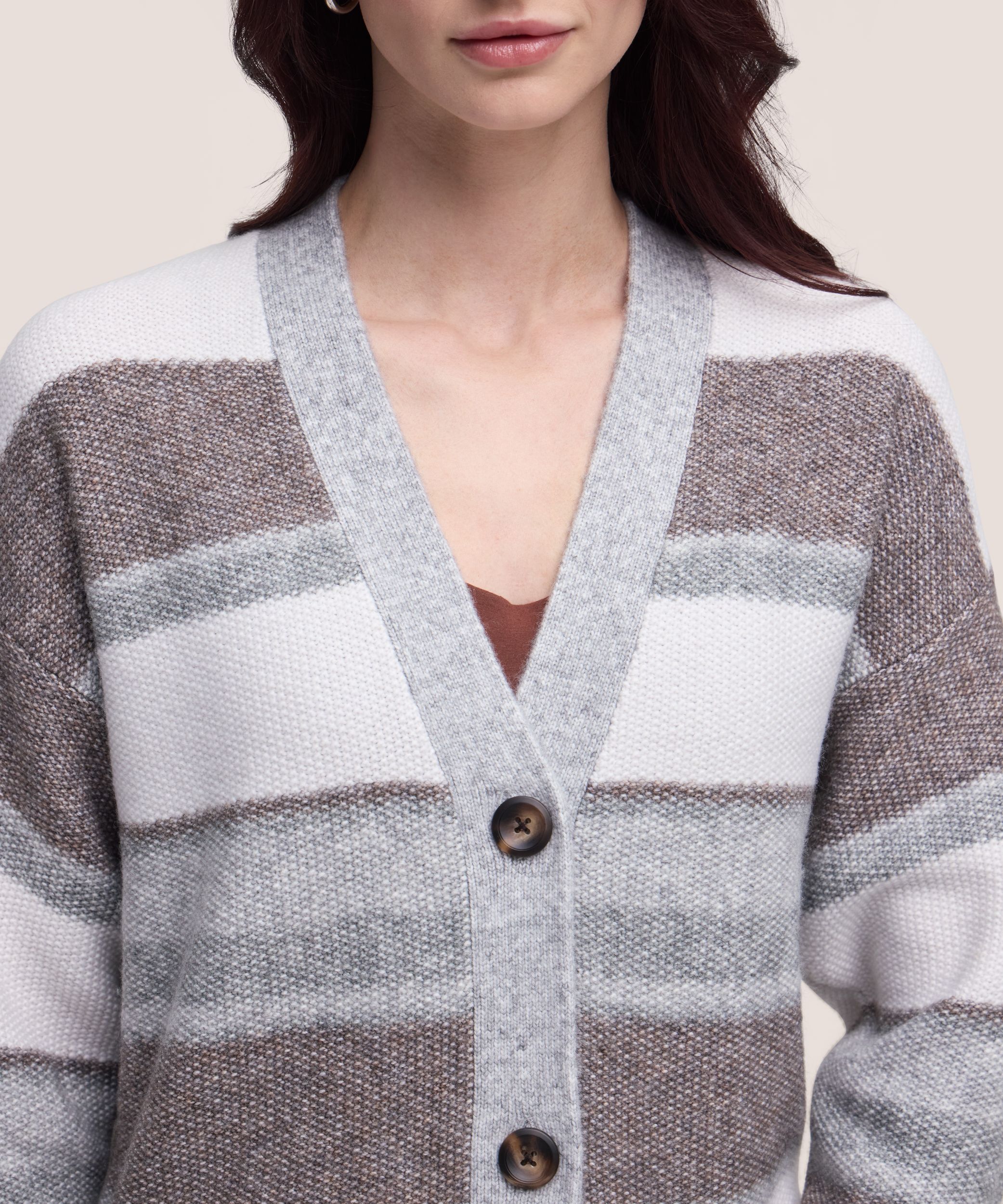 Cardigan boutonné doux et confortable pour femmes, Denver Hayes