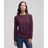 Cardigan boutonné court en coton de tous les jours pour femmes, Denver Hayes