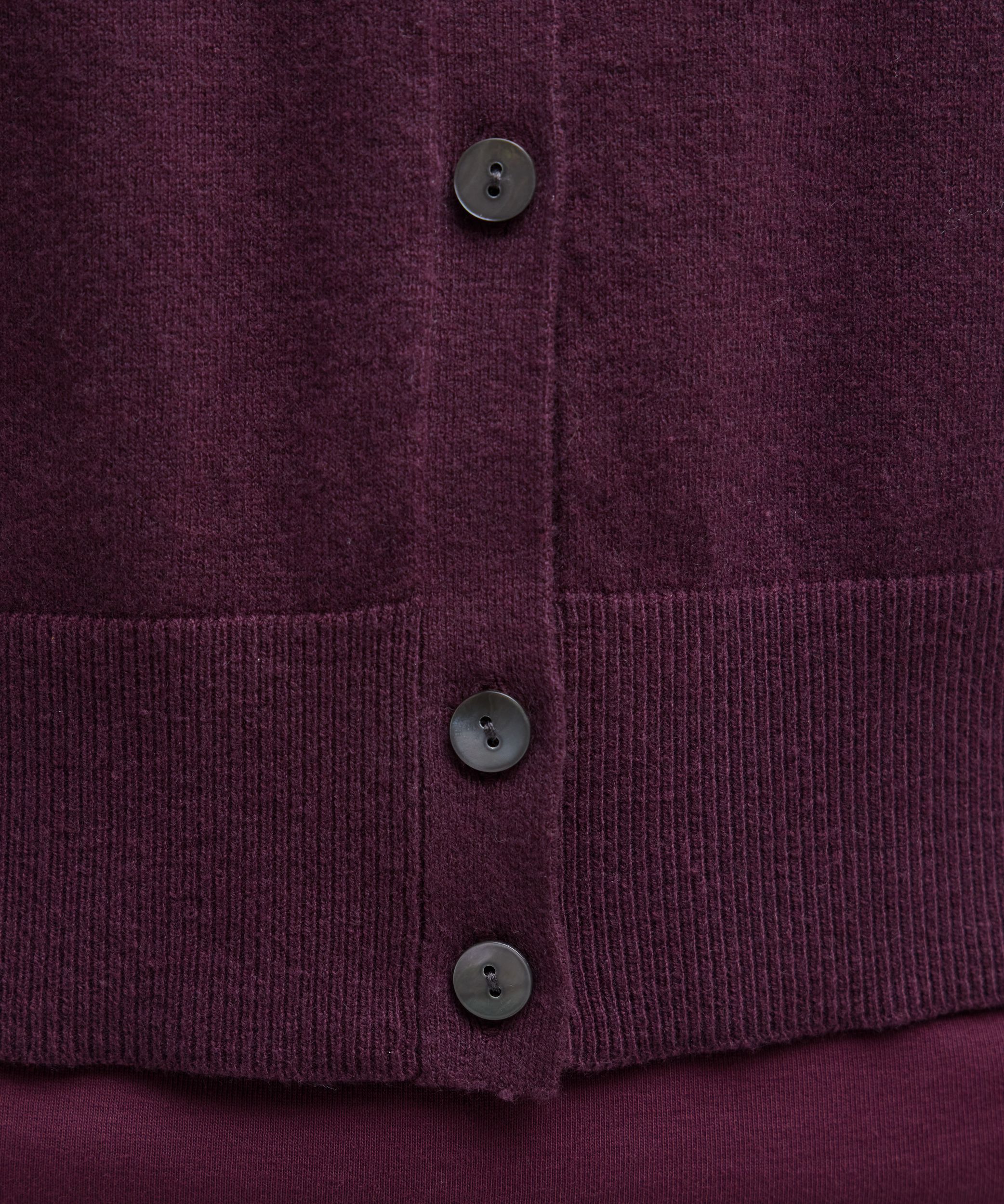 Cardigan boutonné court en coton de tous les jours pour femmes, Denver Hayes