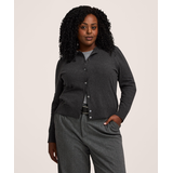 Denver Hayes Women's Everyday Cotton Short Button-Up Cardigan