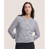 Denver Hayes Women's 3/4 Sleeve Cardigan Front_Flat
