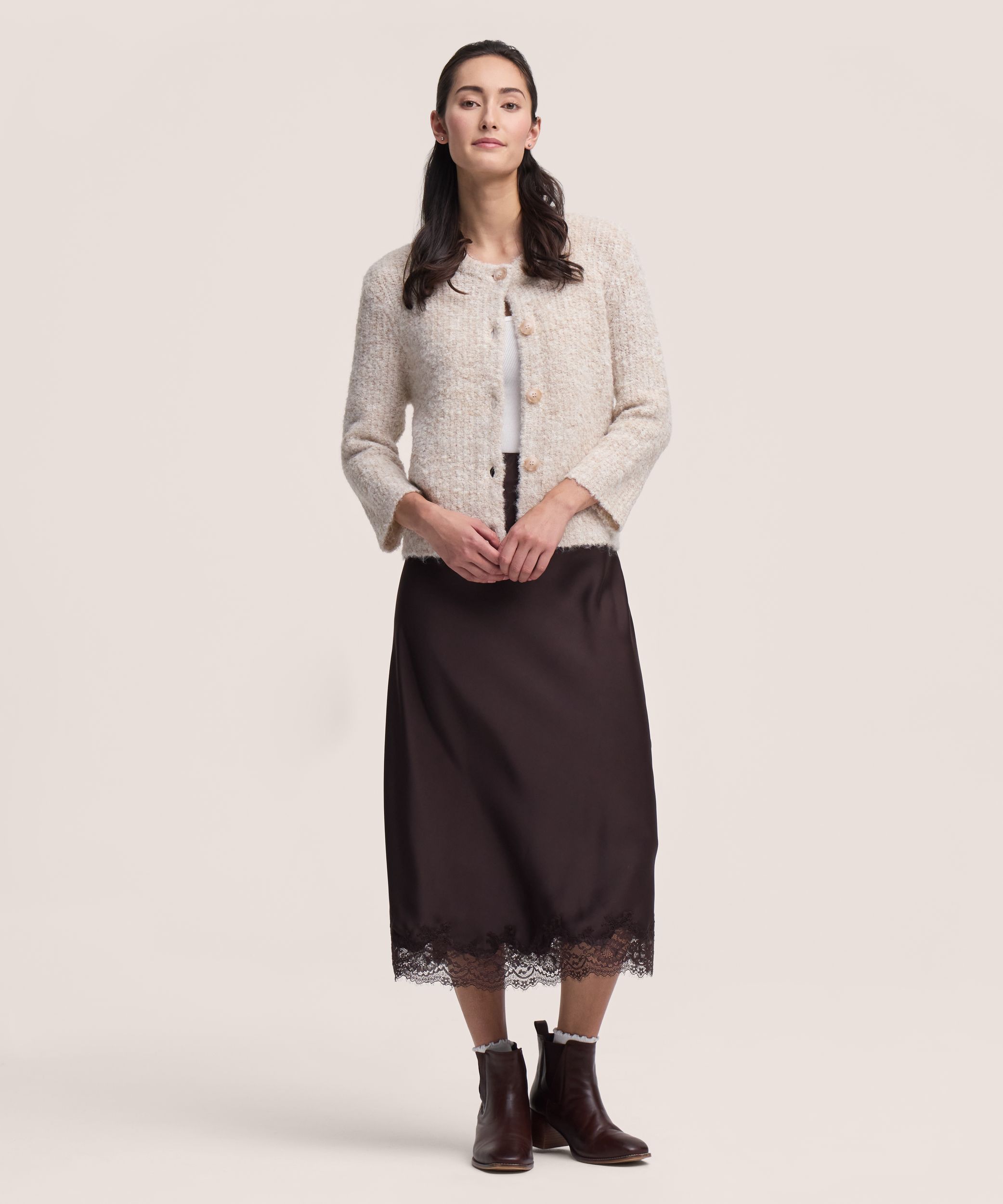 Denver Hayes Women's 3/4 Sleeve Cardigan
