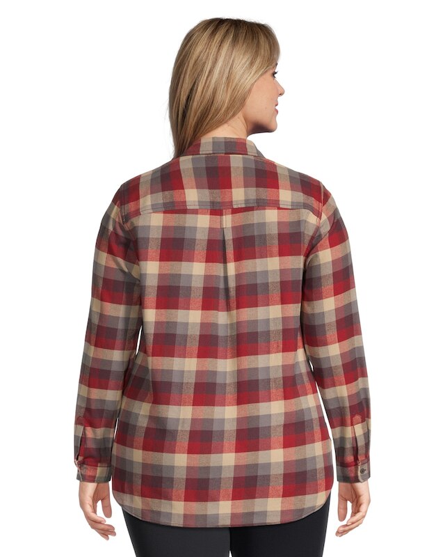 WindRiver Women's Plaid Button Down Flannel Shirt | Marks