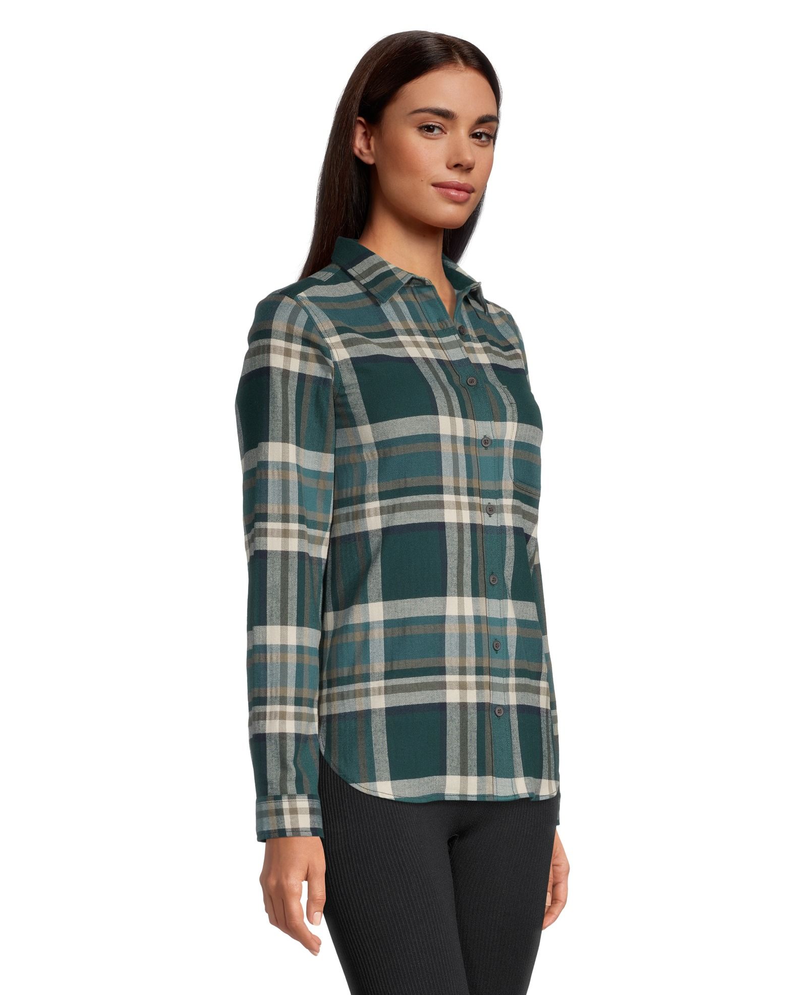 Plaid Flannel Shirt - Ladies