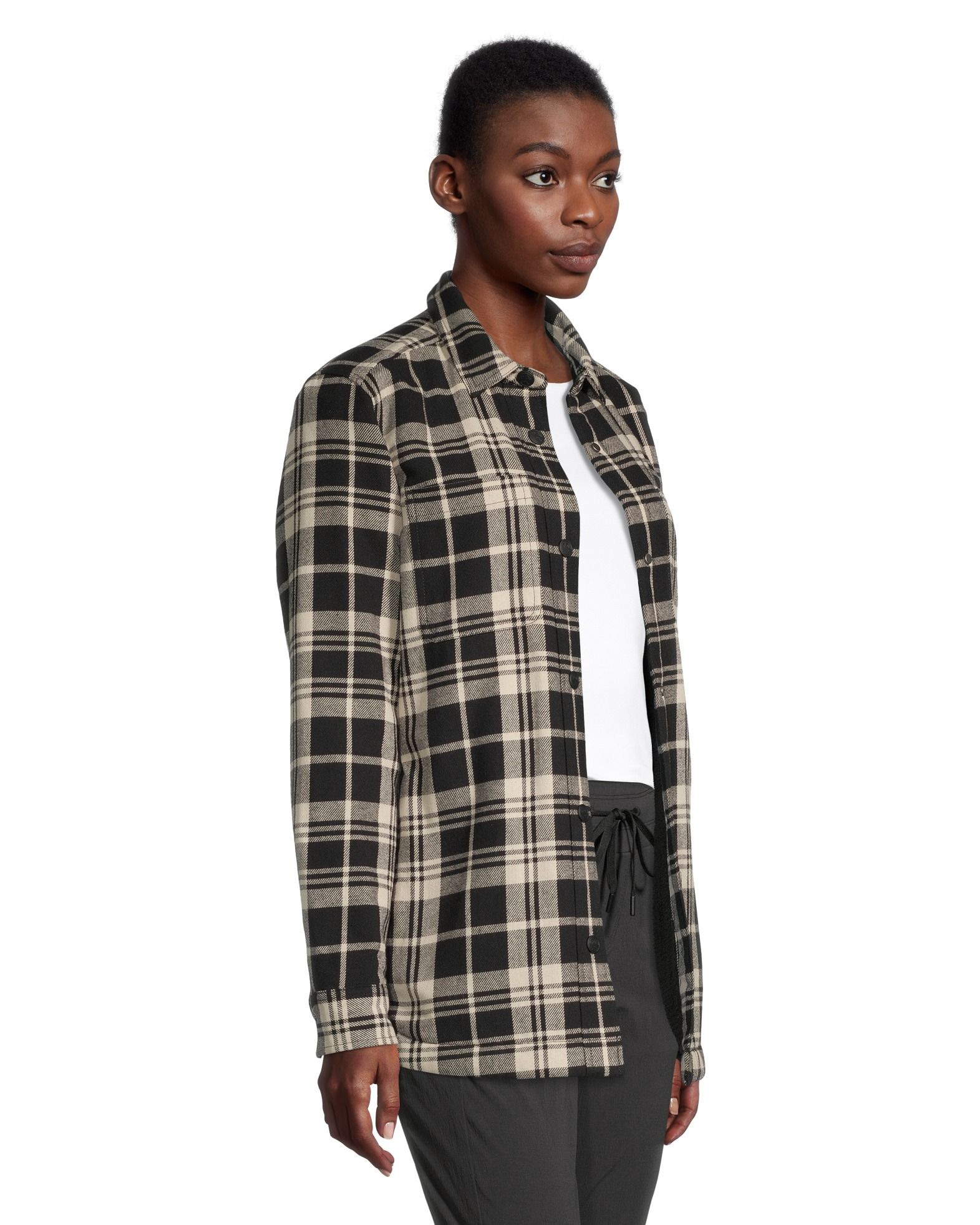 Chemise carreaux doublée best sale femme
