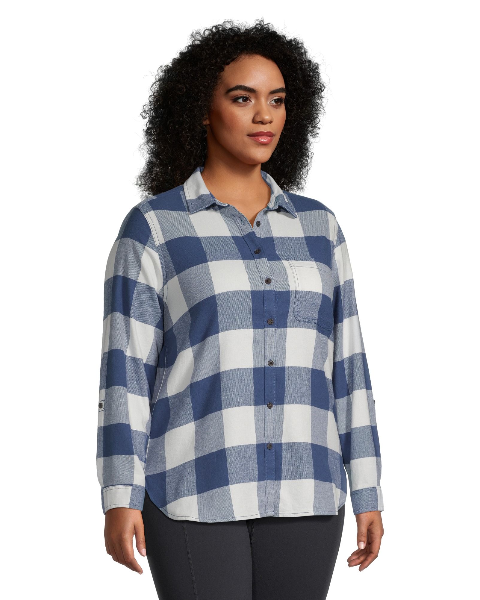 Fitted flannel shirts womens hotsell