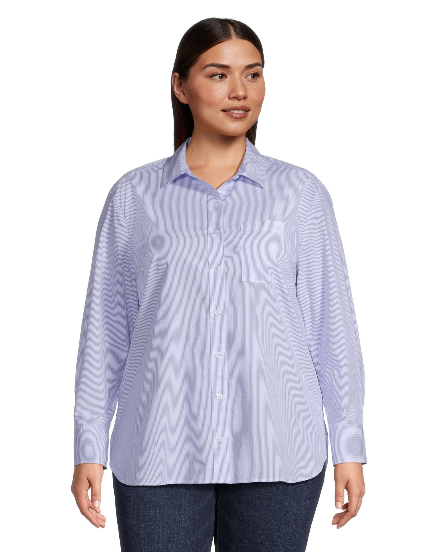 Denver Hayes Women's Semi Fitted Long Sleeve Button Up Shirt | Marks