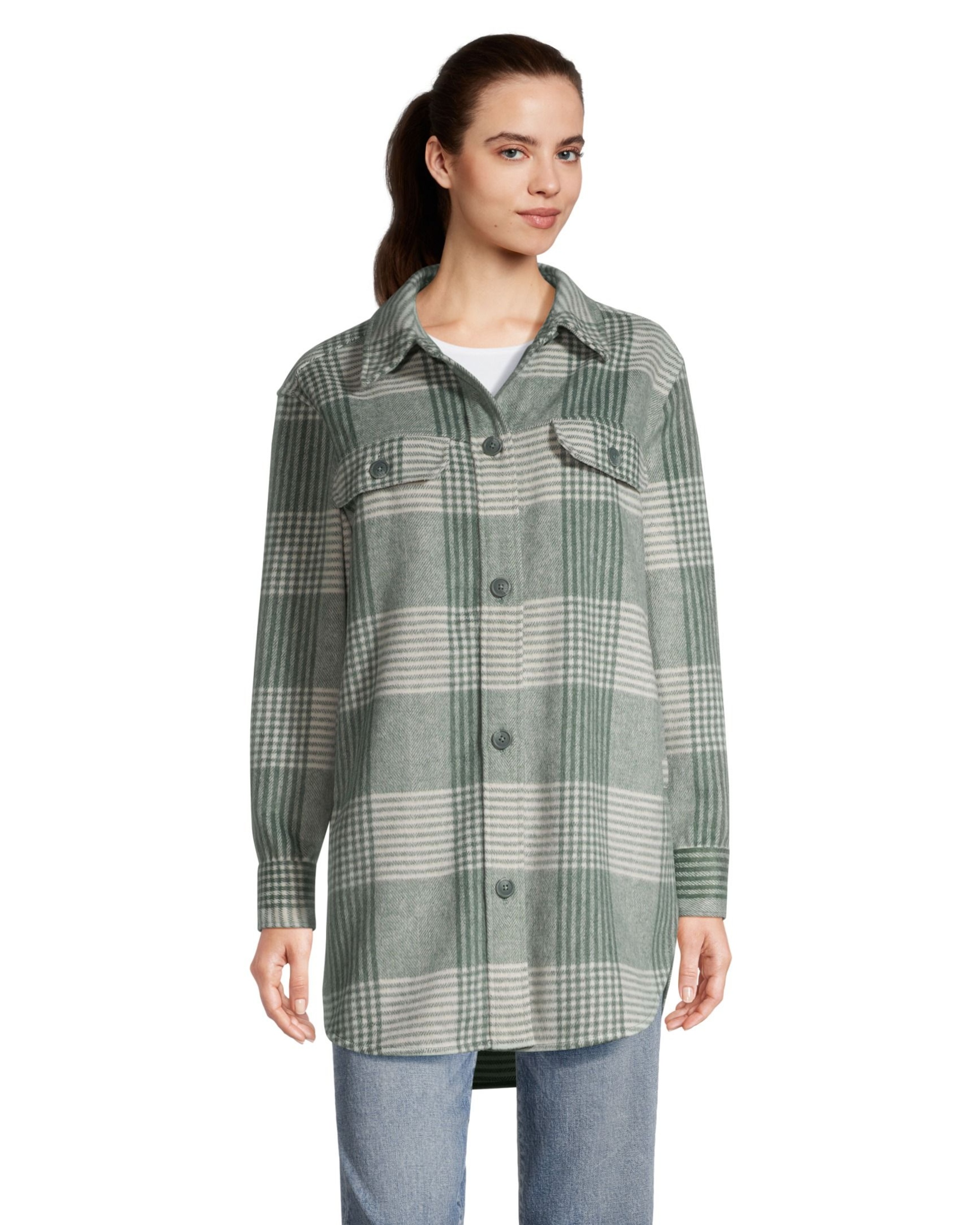Denver Hayes Women's Relaxed Fit Long Shacket | Marks