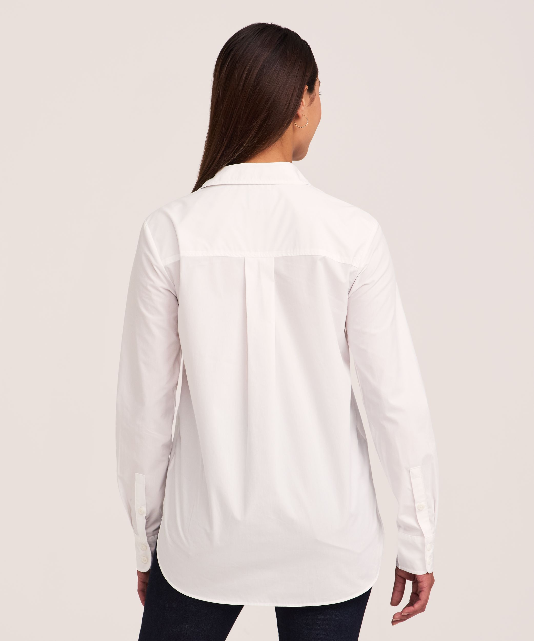 Chemise boutonnée semi-ajustée à manches longues pour femmes, Denver Hayes